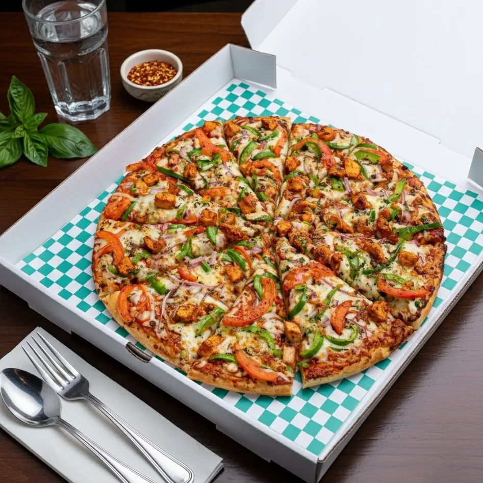 Uniq Pizza Edmonton fresh Indo-Canadian fusion pizza with creative toppings