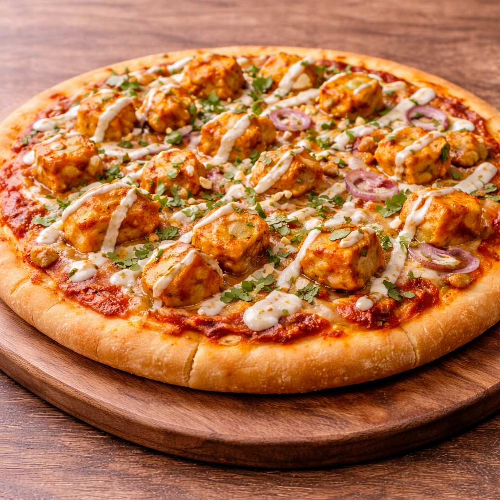 Farmhouse Veggie Pizza at Uniq Pizza Cavanagh Heritage Valley Edmonton